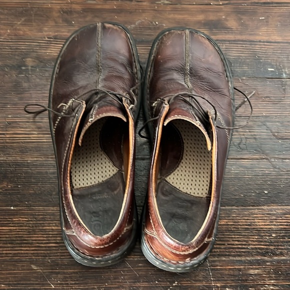 Vintage Born Leather Clog Flat Shoes size 9.5 - Picture 2 of 6